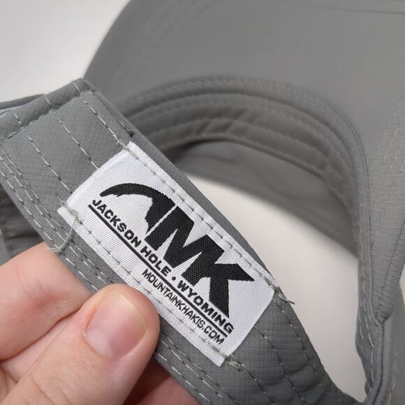 Mountain Khakis Strapback Visor Hat Gray One Size Adjustable Outdoor - Picture 10 of 10